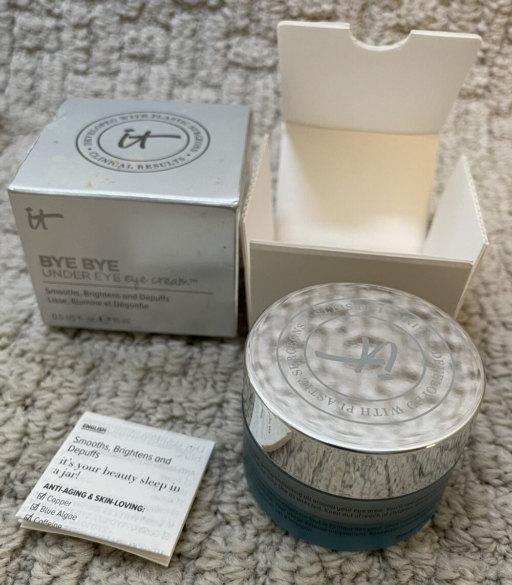IT cosmetics Bye Bye Under Eye Cream Full Size NIB New in Box 0.5 fl oz